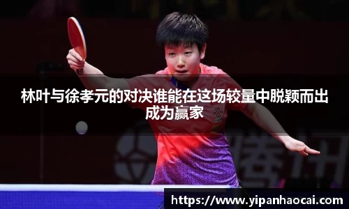 林叶与徐孝元的对决谁能在这场较量中脱颖而出成为赢家